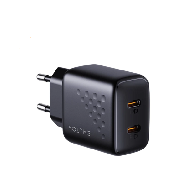 СЗУ VOLTME Revo 20CC Duo Lite 2xUSB-C 20W, черный